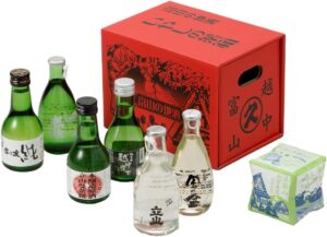 いやしの薬箱 富山の地酒 小瓶(180~200ml)6種類・6本飲み比べセット(立山・風の盆・立山曼荼羅・成政・越中懐古・吉乃友)