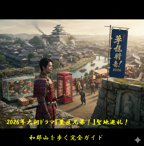 2026年大河ドラマ『豊臣兄弟！』聖地巡礼！豊臣秀長ゆかりの地・大和郡山を歩く完全ガイド