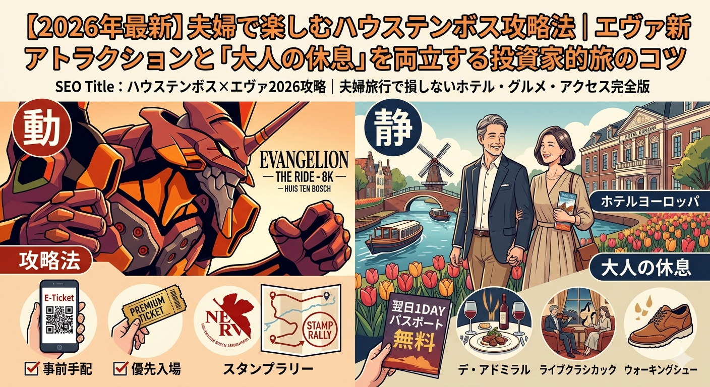 ハウステンボス×エヴァンゲリオン完全攻略ガイド