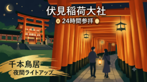 伏見稲荷大社のイラスト