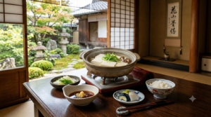 名水が育んだ至高の味「湯豆腐・湯葉」